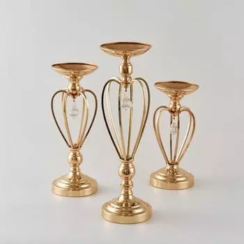 Практичный красиво коллекционный подставка для свечей Добавить романтическую вибрацию держатель столба домашний декор L