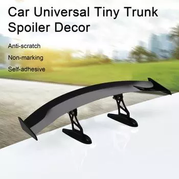 Практичный мини-спойлер на заднее крыло, изысканный сплошной цвет, декоративный чёрный