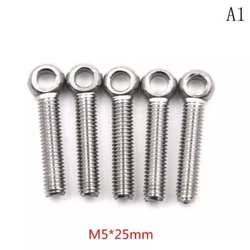 Практичный множественный болт из нержавеющей стали типа 304 с шарнирным соединением, рым-болт с отверстием 5*25mm