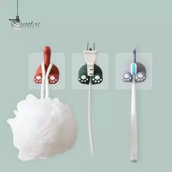 Практичный настенный крючок для хранения из АБС-пластика, вешалка для хранения полотенец и зубных щеток, товары для дома красный