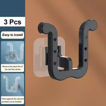 Практичный настенный светильник для хранения, роскошная вешалка для тапочек без перфорации, простой крючок для ванной комнаты, тапочки для ежедневного использования, держатель для слива