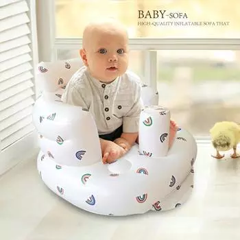 Практичный непротекающий складной стул для детской ванны, поддержка младенцев, сидящий надувной диван-стул, товары для дома Lemon
