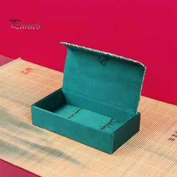 Практичный неувядающий долгое время жизни браслет ожерелье контейнер ювелирные изделия хранение органайзер свадьба гости подарочная сумка для девочки M красный