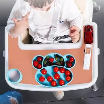 Практичный пищевой коврик для столовых приборов, стабильный противоскользящий силиконовый обеденный коврик