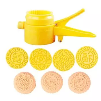 Практичный пищевой пластик DIY ручной пресс Moon Cake Maker аксессуары для выпечки Moon Cake Maker C