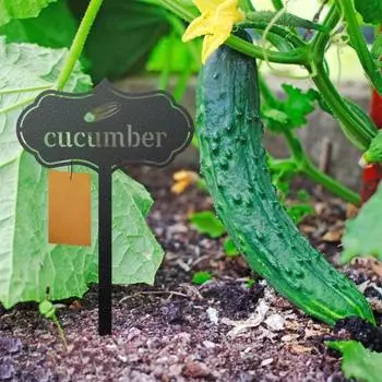 Практичный прочный маркер для широкого применения семян, садоводство, фрукты, овощи, этикетка, садовые принадлежности 4 чёрный