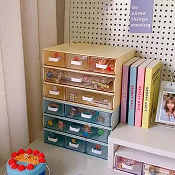 Практичный ящик для хранения на столе, очаровательный дизайн ящика для рабочего стола, декоративный ящик для хранения на столе, органайзер 23*17*5 cm