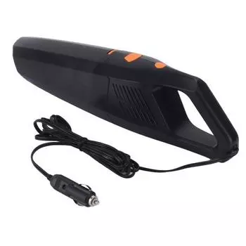 Практичный ручной пылесос для влажной и сухой уборки двойного назначения из АБС-пластика портативный чёрный