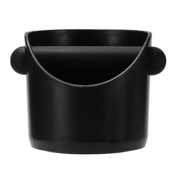 Практичный съемный стержень, универсальный АБС-пластик, глубокая изогнутая конструкция, ящик для кофе для кафе, контейнер для кофейной гущи чёрный