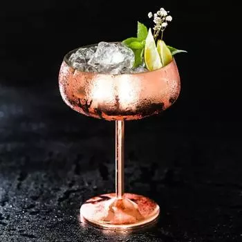 Практичный стабильный нержавеющий легкий бокал для сока из нержавеющей стали, бокал для шампанского для банкетных коктейлей B
