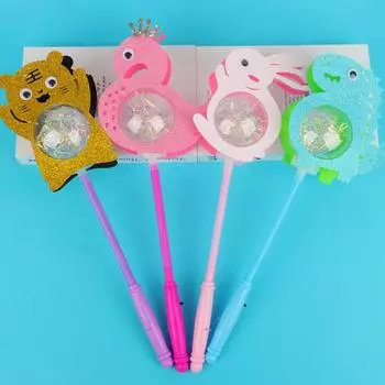 Практичный светодиодный светящийся стержень с мультяшными животными, фея для мальчиков и девочек, светящаяся светящаяся палочка для фестивалей Rabbit