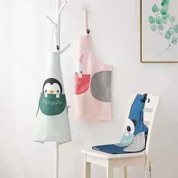 Практичный талия Портативный фартук Милый Креативный 4