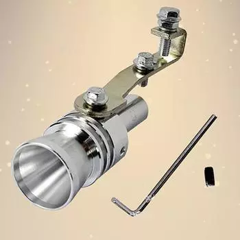 Практичный турбосвисток из сплава, креативный легкий алюминиевый автомобильный мотоцикл, выхлопная система, поддельный турбосвисток для автомобиля