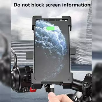 Практичный усиленный велосипедный кронштейн для телефона с защитой от сотрясений, уличная подставка для мобильного телефона MTB, аксессуары для навигации B