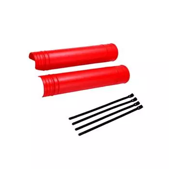 Практичный защитный чехол для передней вилки 2x, для мотоциклистов чёрный