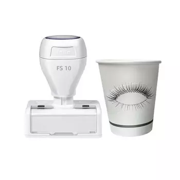 Практика накладных ресниц Модель Ресницы Практика Штамп Трафарет Практика ресниц Стампер Макияж для начинающих белый