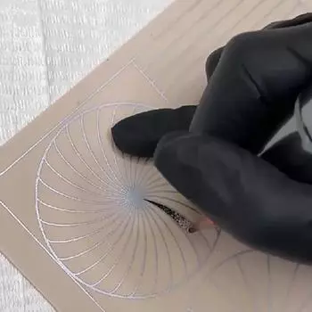 Практика татуировки бровей, принадлежности для перманентного макияжа кожи, тренировочная кожа для бровей