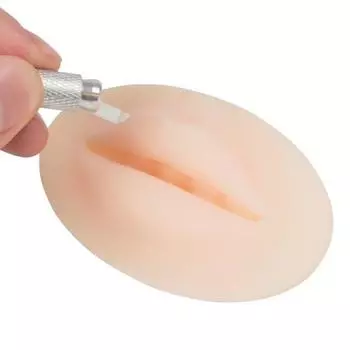 Практика татуировки Поддельные губы Высокая имитация 3D-практика микроблейдинга кожи Перманентный макияж Силиконовая поддельная кожа для начинающих Косметический макияж Татуировки