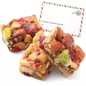 Пралине с карамелью и миндалем Shinohara Seika, 12 штук. Идеально подходит для легкого кофе в качестве небольшого перекуса, традиционного токийского сувенира.