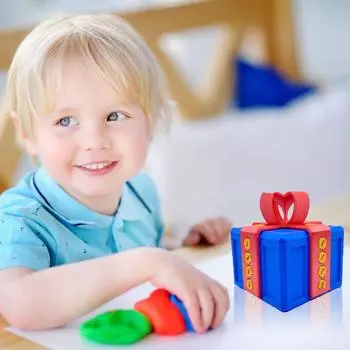 Подарочная коробка для розыгрышей, 3D-печатная головоломка с винтами, новинка, держатель для денег, черный декор для рабочего стола, шуточный подарочный контейнер, раздражающая коробка с винтами 6cm