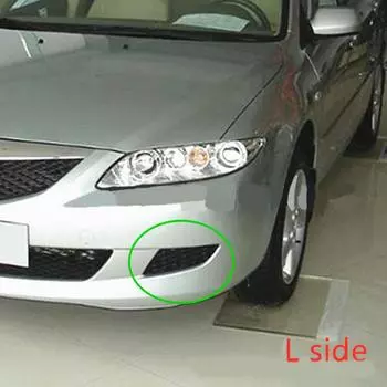 Правая+Левая Нижняя Крышка Решетки Противотуманной Фары Переднего Бампера Для Mazda 6 2002-2008