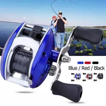 Правая рыболовная катушка, легкие и маленькие подшипники, водонепроницаемая спиннинговая рыболовная катушка для приманки с леской, рыболовный инструмент Right hand красный