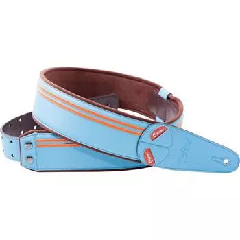 Правильно! РЕМНИ Ремень для гитары Ширина 6 см, Длина 95~150 см RACE Sonic Blue