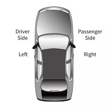 Правое зеркало заднего вида Стекло безрамное Широкоугольный Вид Высокой Четкости Аксессуары Замена для Golf MK5 Вспомогательное синий