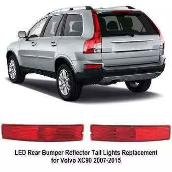 Правый светодиодный отражатель заднего бампера, замена задних фонарей для Volvo XC90 2007-2015 OEM 31111185 R