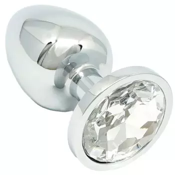 Praxia Anal Jewelry Anal Plug Anal Expansion Anal Training Anaru Crystal Transparent L Size Diameter 4cm