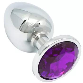 Praxia Анальные украшения Анальная пробка Анальное расширение Анальная тренировка Anaru Фиолетовый Фиолетовый Размер L Диаметр 4 см