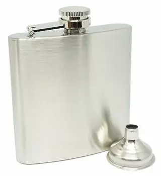 Praxia Skittles Flask Бутылка для виски 500 мл 18 унций Легкая уличная воронка для переноски Чехол Ткань в комплекте