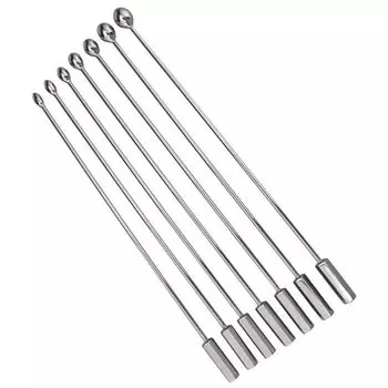 Праксия Уретральный Леденец Формы Длинная Пробка к Набору Глазная Тканевая Пробка, (6 мм 12 мм, 7) [Оригинальная маска/Чистка включена]