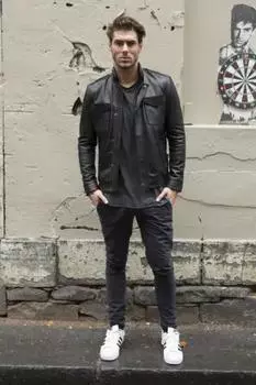 Праздничная черная рубашка из натуральной кожи ягненка, стильная праздничная одежда, дизайнерская мужская рубашка XS чёрный