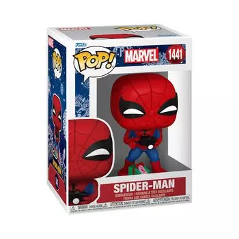 Праздничная фигурка Marvel Funko Holiday С ПОДАРКОМ Funko Spider-Man POP! Marvel- БОП! ЧЕЛОВЕК-ПАУК