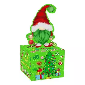 Праздничная копилка-сюрприз — незаменимый атрибут рождественской вечеринки! One Size зелёный