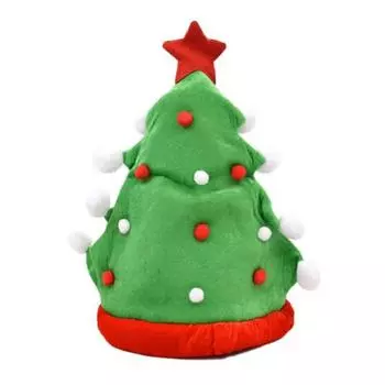 Праздничная новогодняя елочная шапка