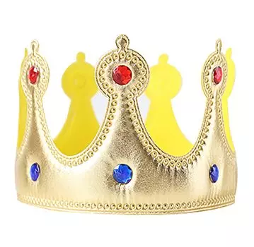 Праздничная шляпа на день рождения, блестящая милая шляпа на день рождения, корона, аксессуары для вечеринок, детское украшение, украшение для волос [VIEAURA] (Золото)