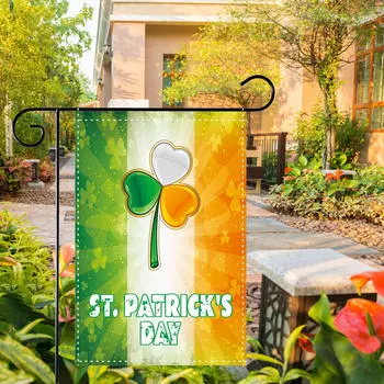 Праздничная ул.. Уличный флаг ко Дню Святого Патрика для весеннего декора Style A