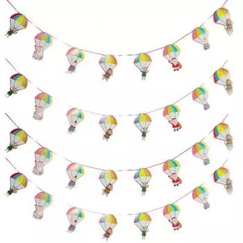 Праздничное шоу Рождественская вечеринка Гирлянда Парашют 4p