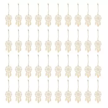 Праздничные деревянные подвесные украшения Незаконченный набор деревянных украшений для вечеринки на Рождество