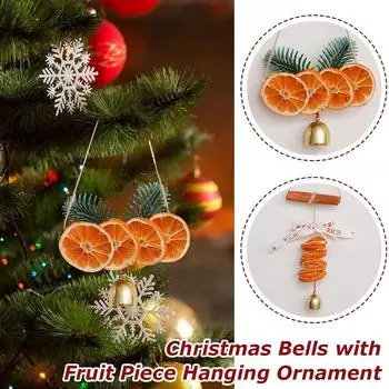 Праздничные лимонные колокольчики, подвесные украшения для рождественской елки, креативная сцена для Рождества для Hol M8P0 A-1pcs