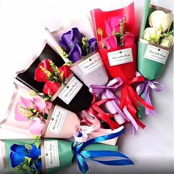 Праздничные принадлежности сушеные цветы розы фото фон Декор настоящий счастливый цветок пресс мини-декоративный 2