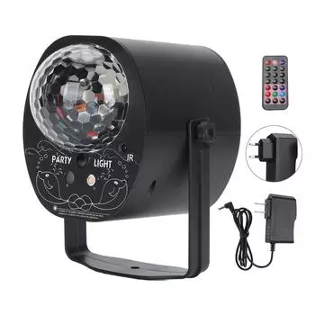 Праздничные шаровые огни LED 3 в 1 несколько моделей звуковая активация пульт дистанционного управления сценический шаровой свет для W US Plug 100240V