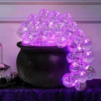 Праздничные украшения для дома Черный пластиковый котел ведьм с ручкой Праздничный реквизит Украшения