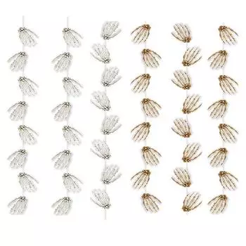 Праздничные украшения, подвески, ужасные украшения. Руки Подвески, Подвески, Кружево. One Size белый