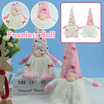 Праздничные украшения Украшения ко Дню святого Валентина Кукла Рудольф Безликая кукла