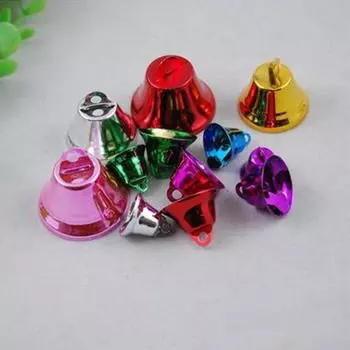 Праздничные вечеринки, аксессуары для поделок, сделай сам, рождественский колокольчик, рождественская елка, маленький колокольчик, рождественская подвеска 16mm