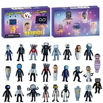 Праздничный календарь содержит 24 подарка, фестивальные милые фигурки кукольный адвент-календарь, фестивальный календарь обратного отсчета с игрушками-сюрпризами, FestivalCollec One Size