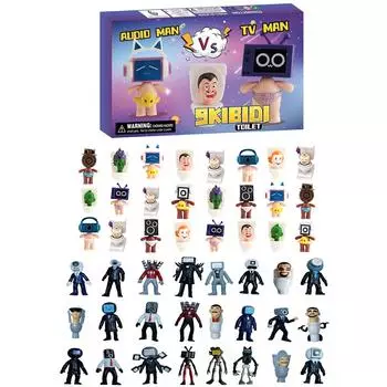 Праздничный календарь содержит 24 подарка, фестивальные милые фигурки кукольный адвент-календарь, фестивальный календарь обратного отсчета с игрушками-сюрпризами, FestivalCollec One Size